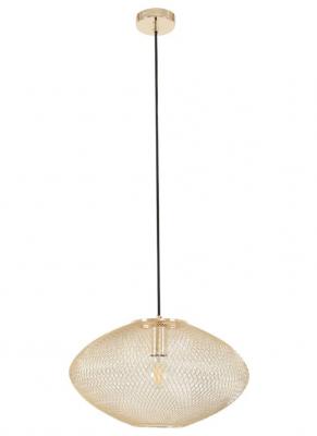 GOLPE Gold 400mm Oval Stainless Steel Pendant Light